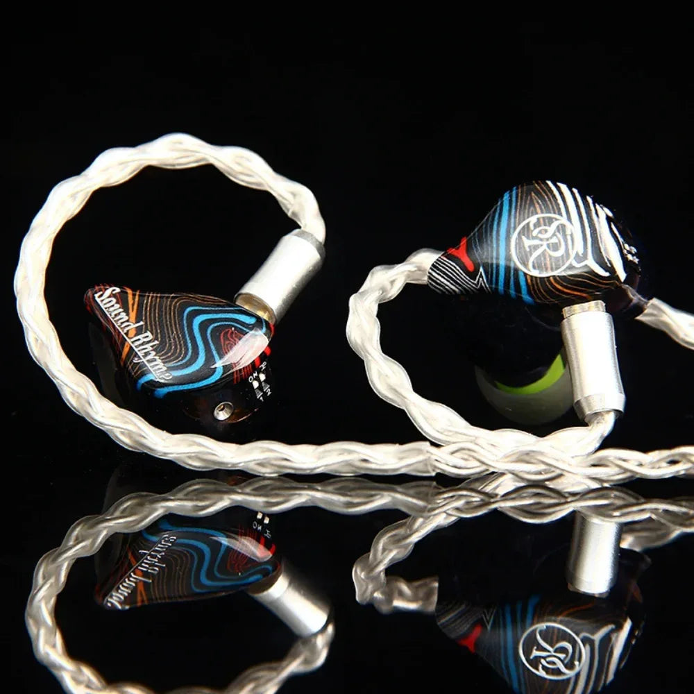 7-Driver Hybrid IEM Earphones 1DD+6BA Tuning Switches Tidesmit Tidesmit