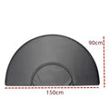Barber Chair Floor Mat - Anti-Slip Rubber Protector | Tidesmit Massage Chairs black CN Tidesmit