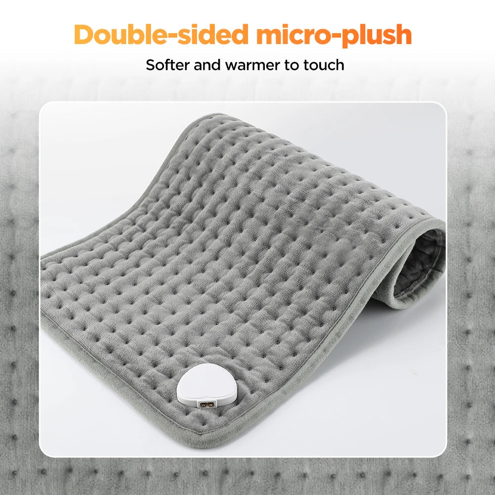 Electric Heating Pad for Neck and Back with 9 Heat Levels - Tidesmit Body Shaping Massage Equipment Tidesmit