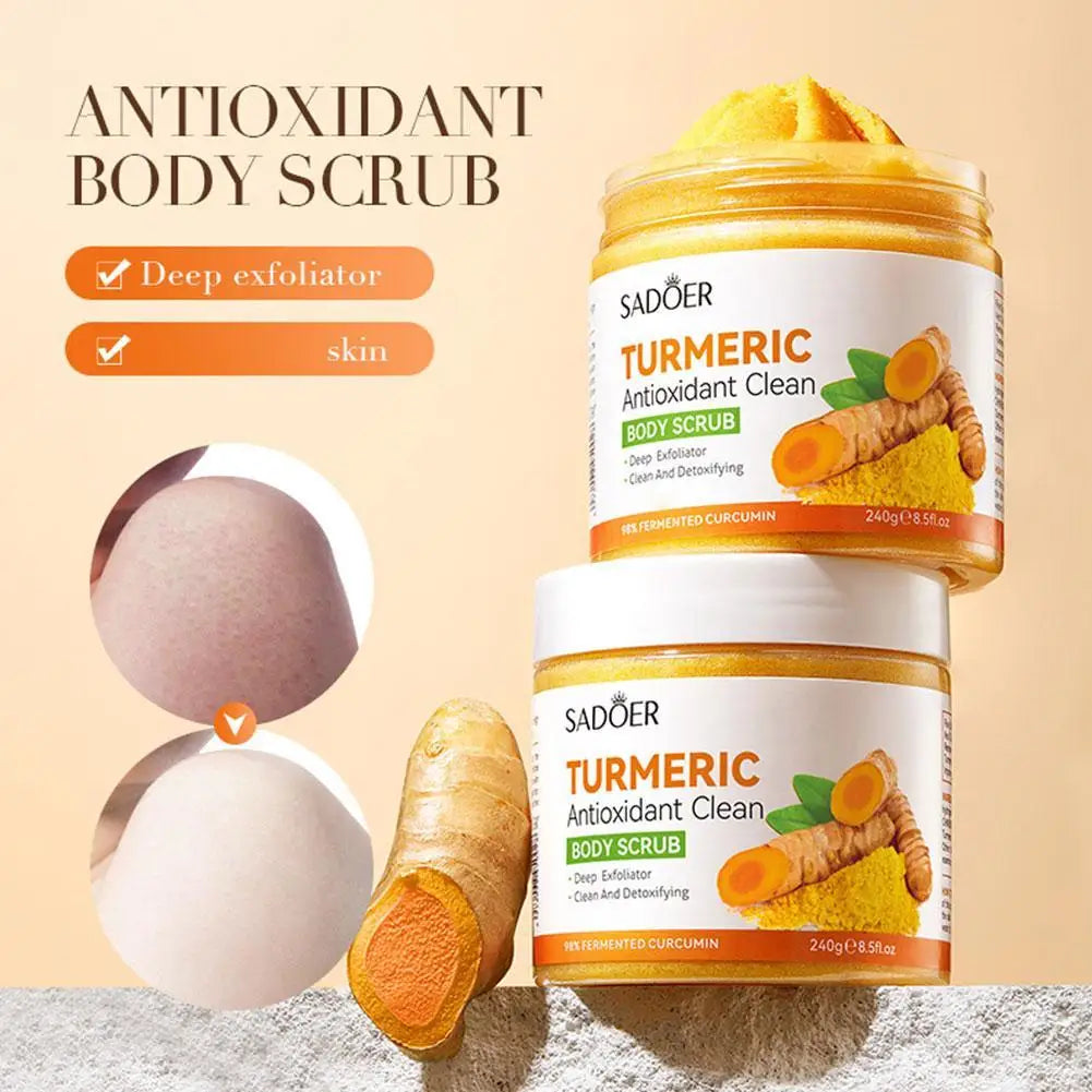 Turmeric Brightening Scrub - Natural Exfoliating Body Polish by Tidesmit Scrubs Treatments Tidesmit