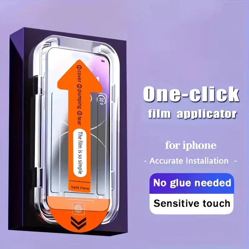 iPhone Tempered Glass Screen Protector - HD Anti-Scratch 9H Hardness Tidesmit