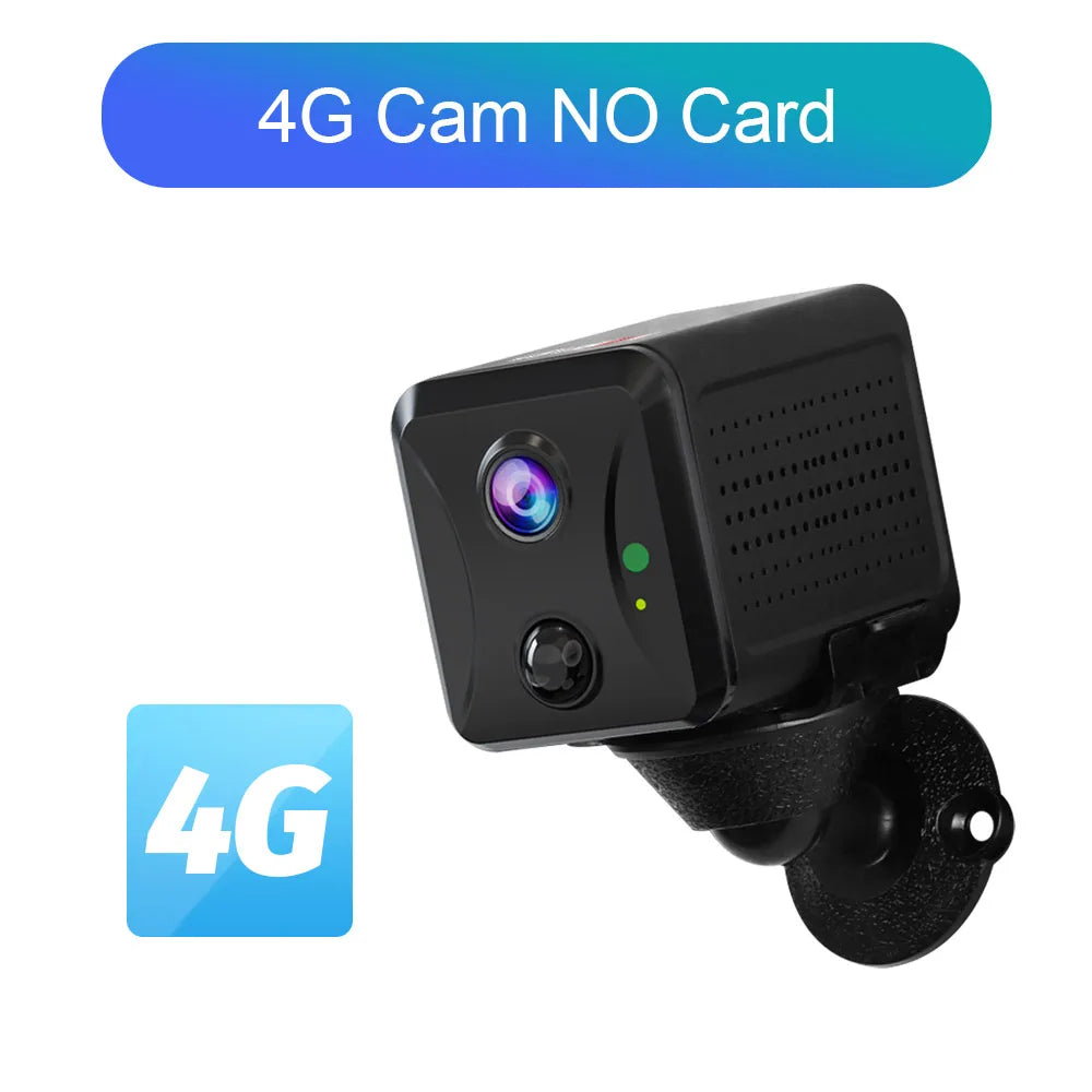 LS VISION 5MP 4G SIM Mini Camera Wireless Wifi IP Cameras Humanoid Detection Battery Power CCTV Home Surveillance Camera Ubox