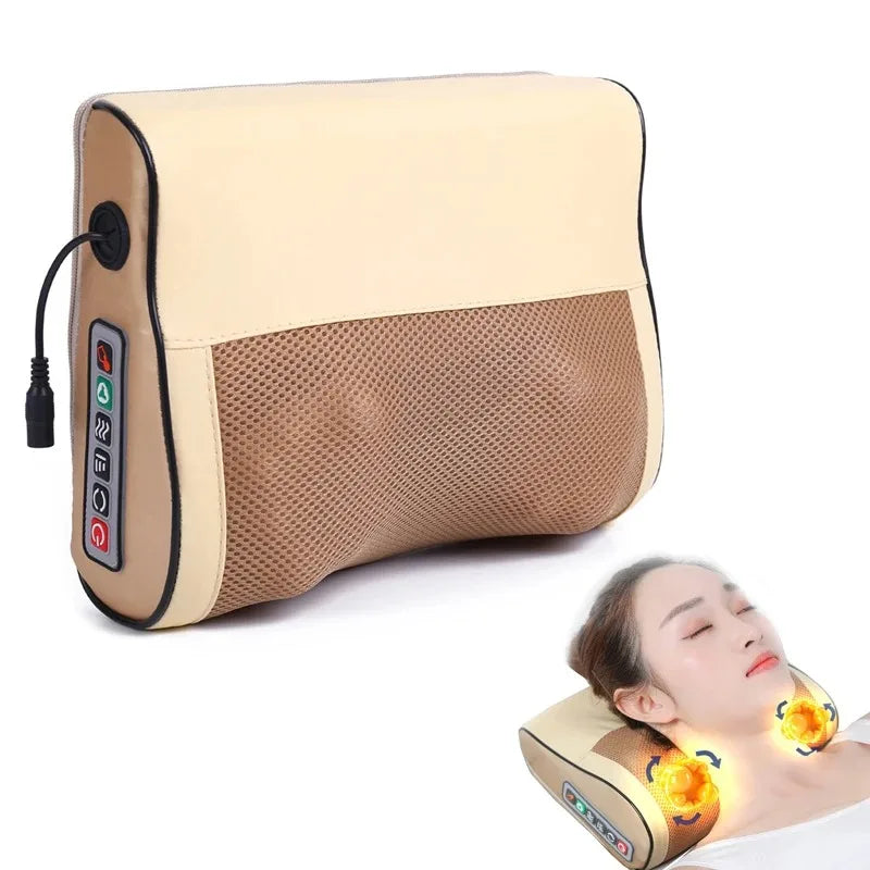 Back Neck Massager with Infrared Heat - Deep Tissue Kneading Therapy Relaxation Treatment MULTI Tidesmit