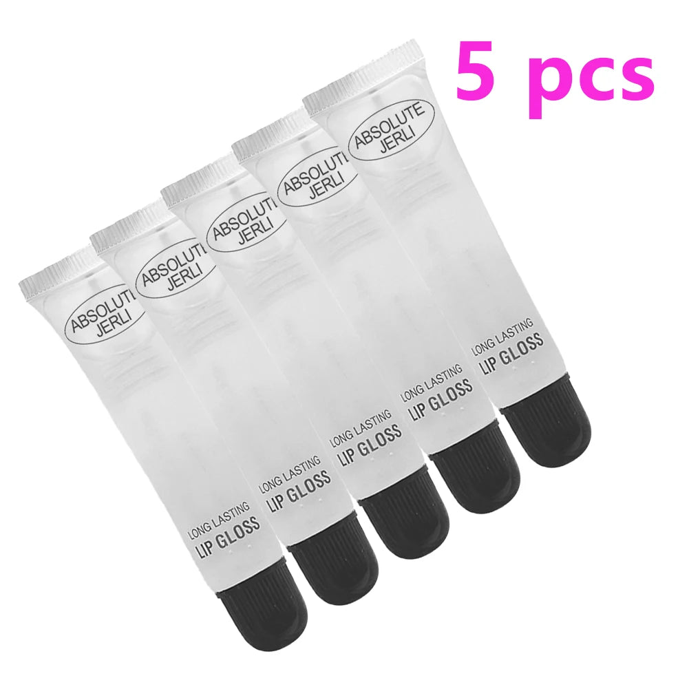 Clear Lip Gloss Plumper - 5 Pack Hydrating Moisturizing Lip Treatment Lip Care 5PCS China Mainland Tidesmit