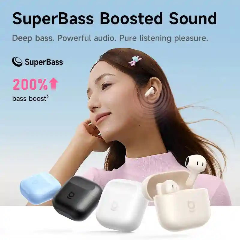 Wireless Earbuds with AI ENC, 40H Battery Life & Waterproof Build Tidesmit