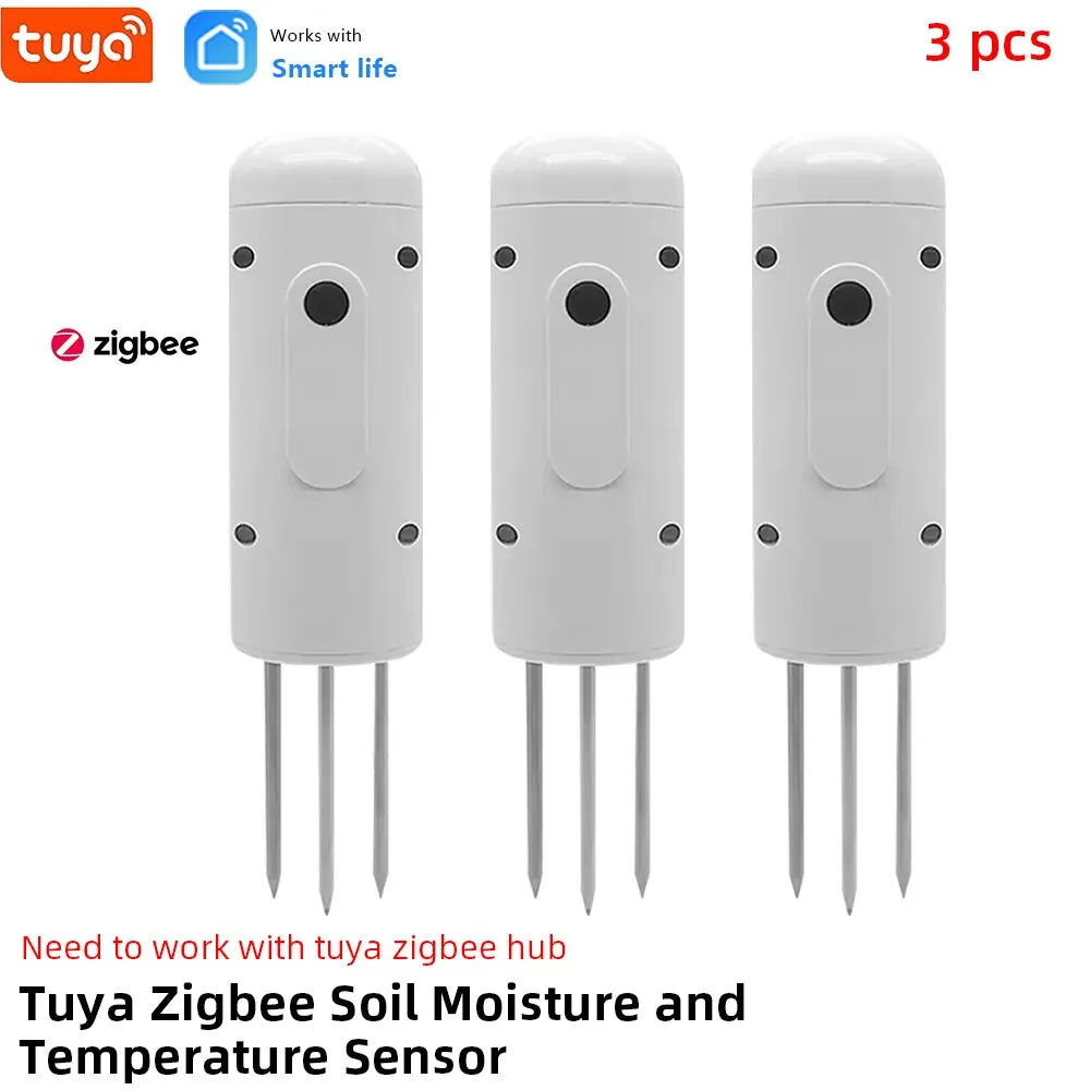 Zigbee Smart Water Valve Controller for Automated Irrigation TH10Z-3PCS Tidesmit