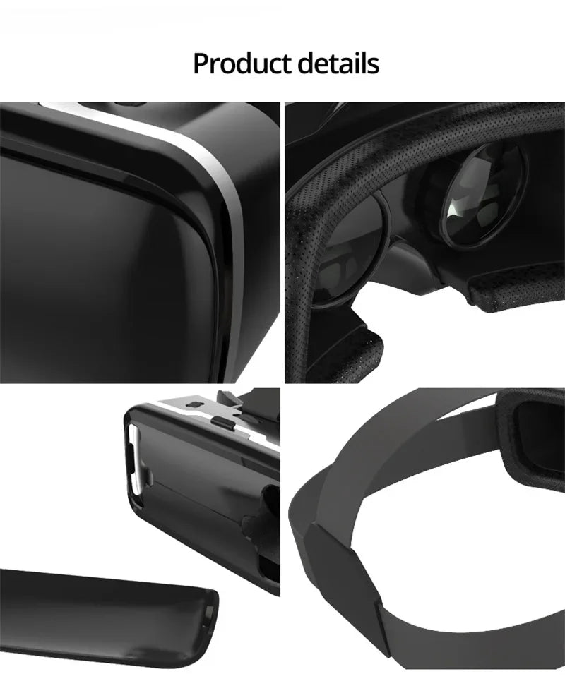 VR Headset for Smartphones | 3D Immersive Smart Glasses with Remote Options Tidesmit