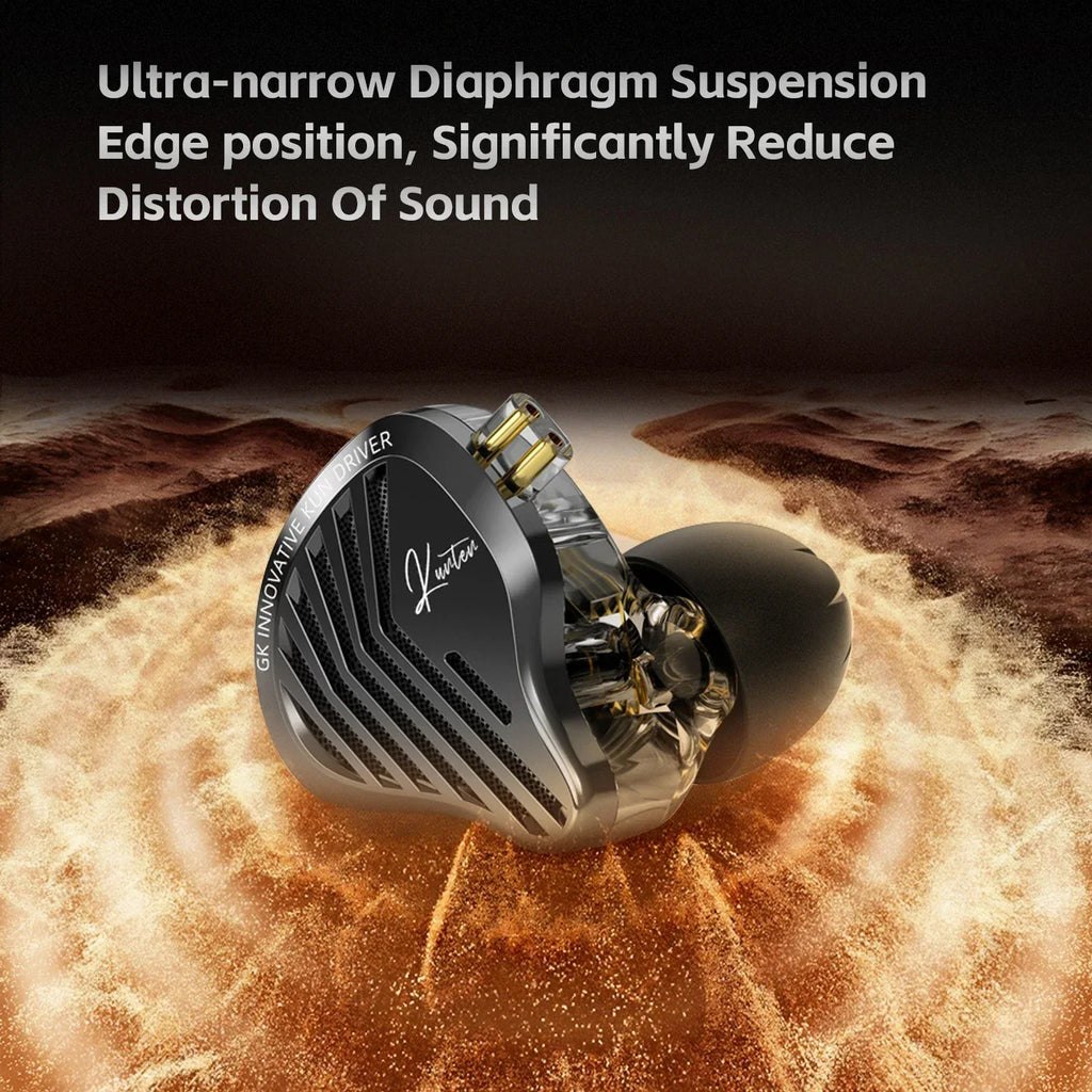 Wired Metal HiFi Bass Earbuds with Mic by Tidesmit - 3.5mm & Type-C Tidesmit
