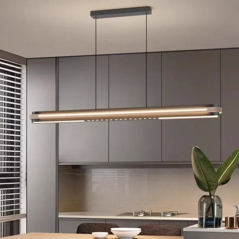 Minimalist LED Pendant Light 150cm - Modern Dining Room Lighting Neutral light 4000K Tidesmit