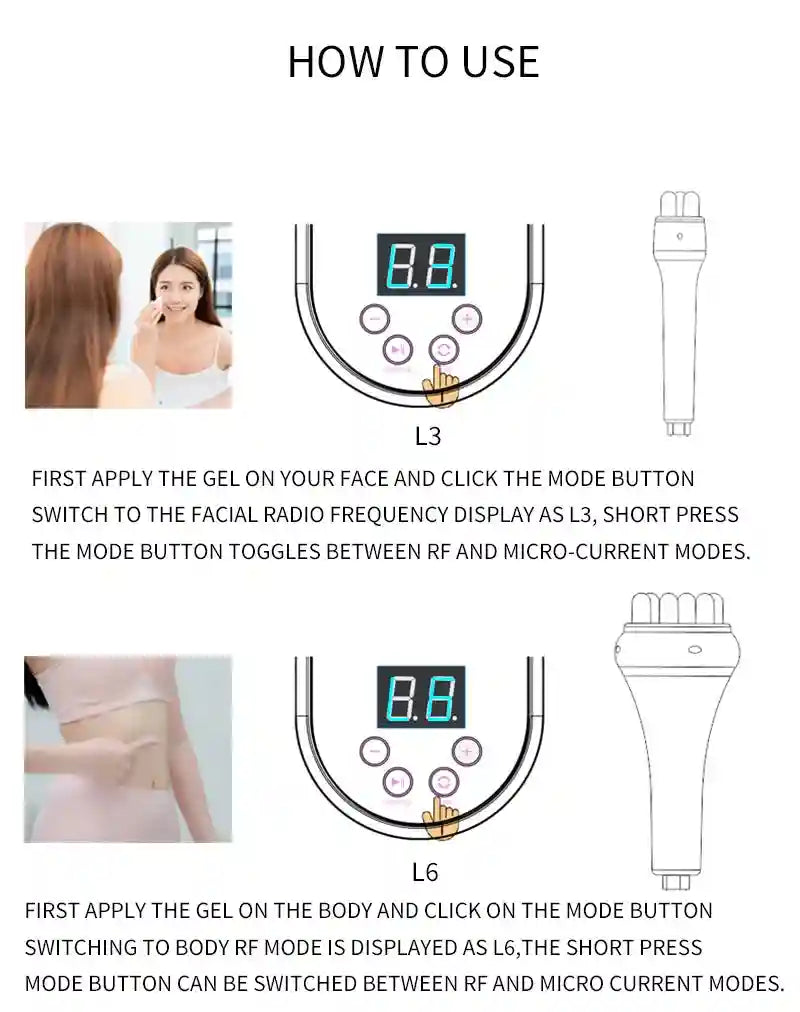 EMS Facial Lifting Device - Professional Skin Tightening & Toning Eye Massage Instrument Tidesmit