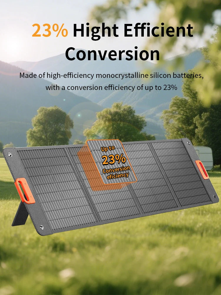 200W Foldable Solar Panel 400w 100w Portable for Outdoor Camping Power Generator Charging