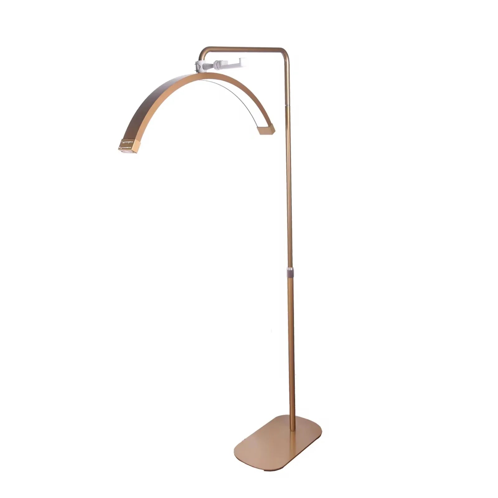 Half Moon LED Beauty Light for Lash and Nail | Adjustable 28 Inch Tidesmit Y9 gold pln 28in Tidesmit