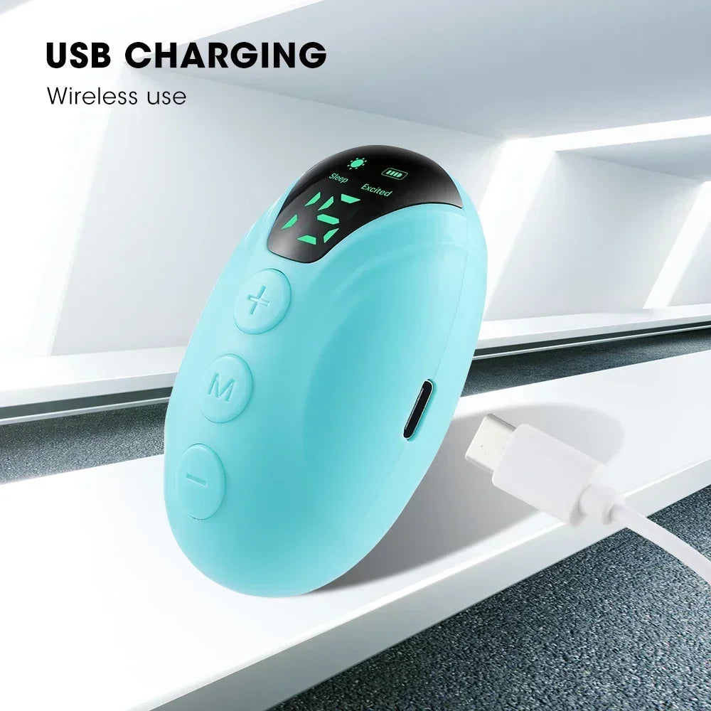 Microcurrent Sleep Aid Device | Portable Wellness Tool for Stress Relief Relaxation Treatment Tidesmit