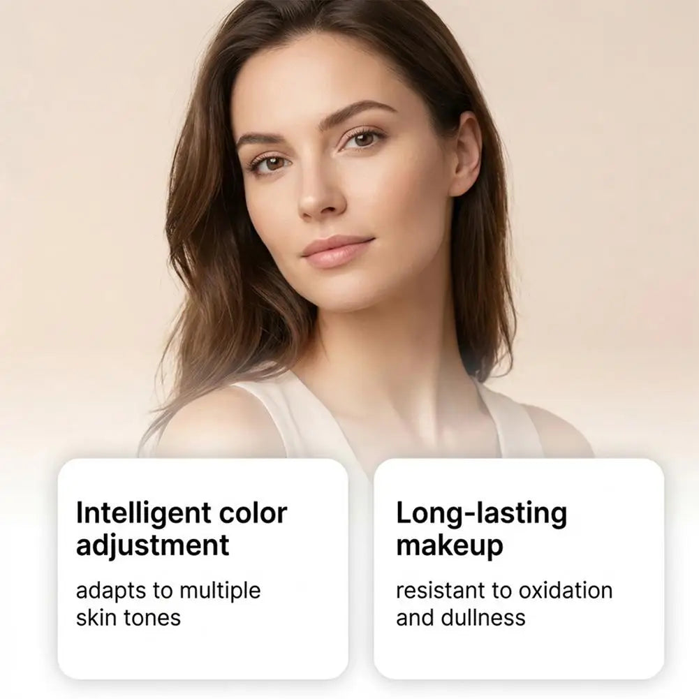 Tidesmit Zephoco Luxe thermal color changing foundation liquid makeup shade swatch for adaptive coverage