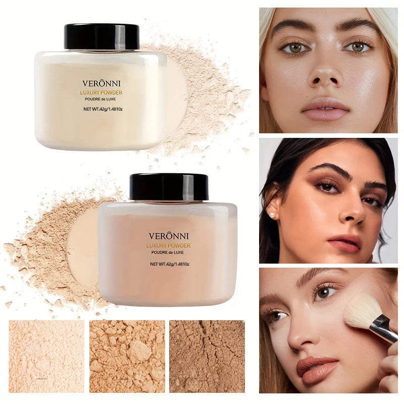 Tidesmit Banana Luxury Loose Powder for face makeup providing oil control and authentic matte foundation finish