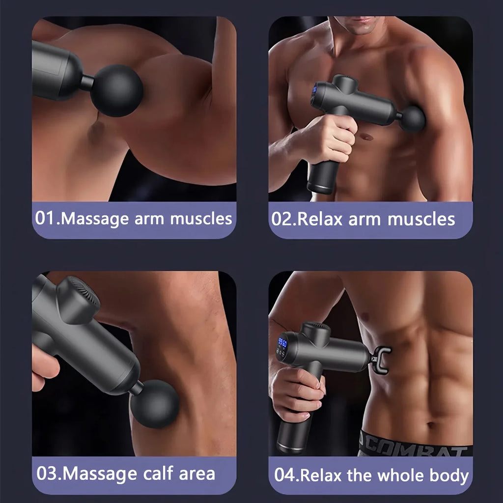 Deep Tissue Percussion Massage Gun for Athletes - EU Stock Fascia Gun Tidesmit