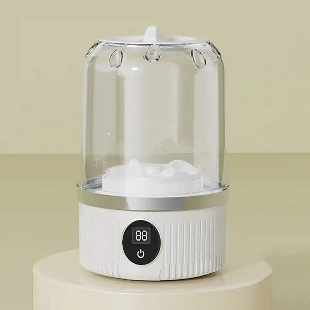 Tidesmit portable wireless laundry bucket for washing underwear and socks, compact travel washing cup feature view