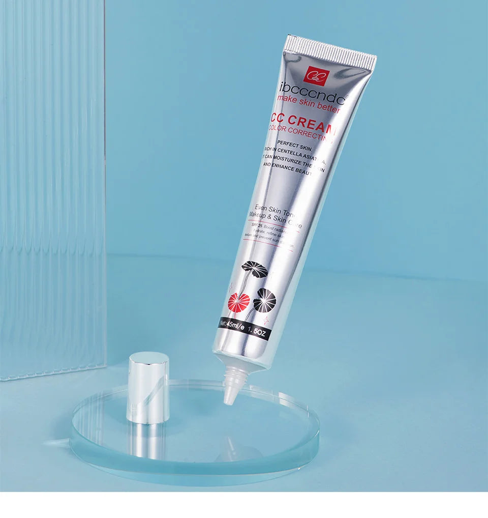Tidesmit 45ml CC Cream with Centella Asiatica for color correcting and natural coverage face makeup texture detail
