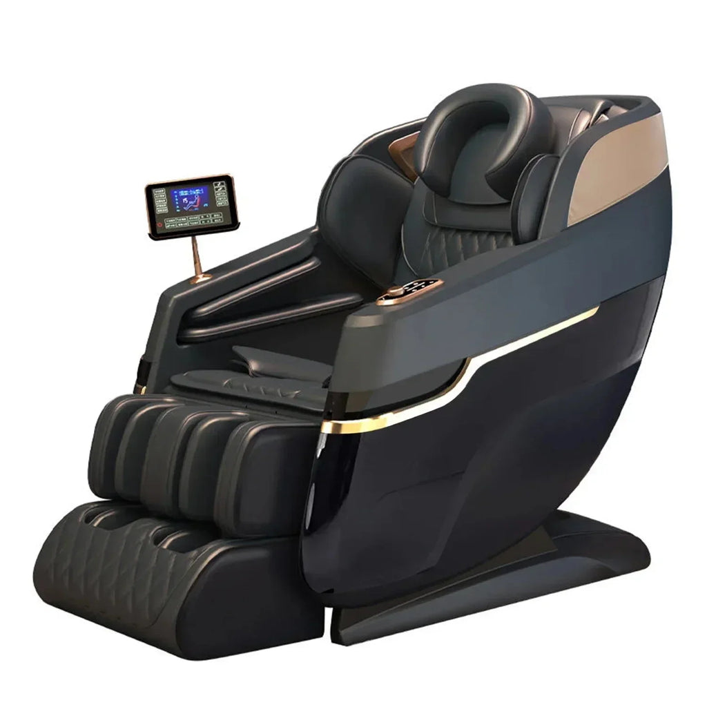 4D SL Track Zero Gravity Massage Chair | Tidesmit Premium Recliner Massage Chairs black Tidesmit
