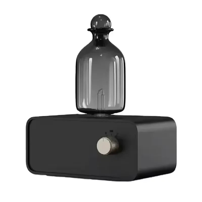 Nebulizing Essential Oil Diffuser Waterless Operated Aromatherapy Diffuser for Home Wood and Glass Aroma Diffuser Scent Machine