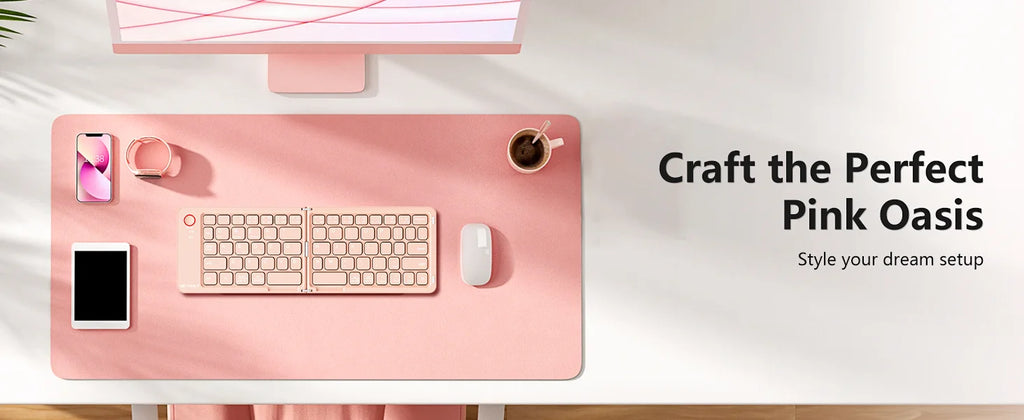 E4 Wireless Folding Keyboard Black White Pink Purple Four Colors Optional Compact Wireless Keyboard for Mobile Devices