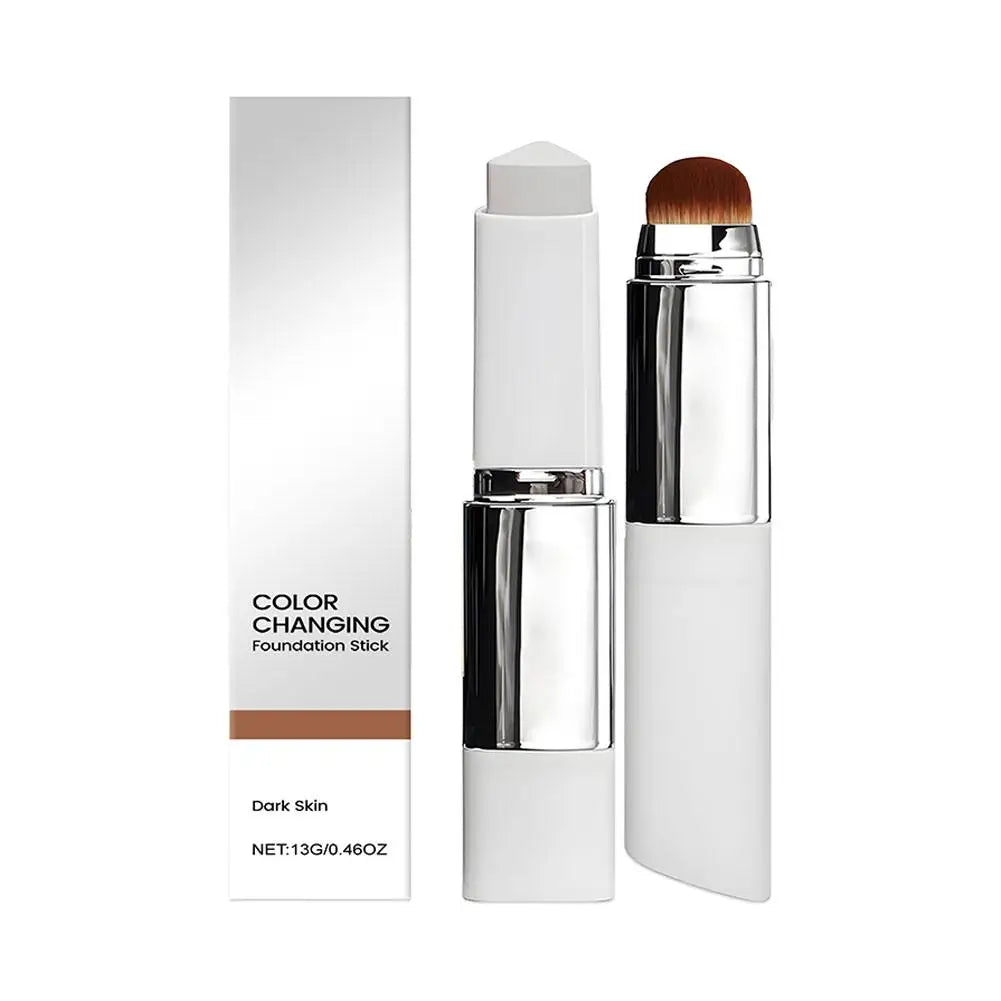 Tidesmit 2-in-1 color-changing foundation stick and liquid concealer for all skin types texture close-up