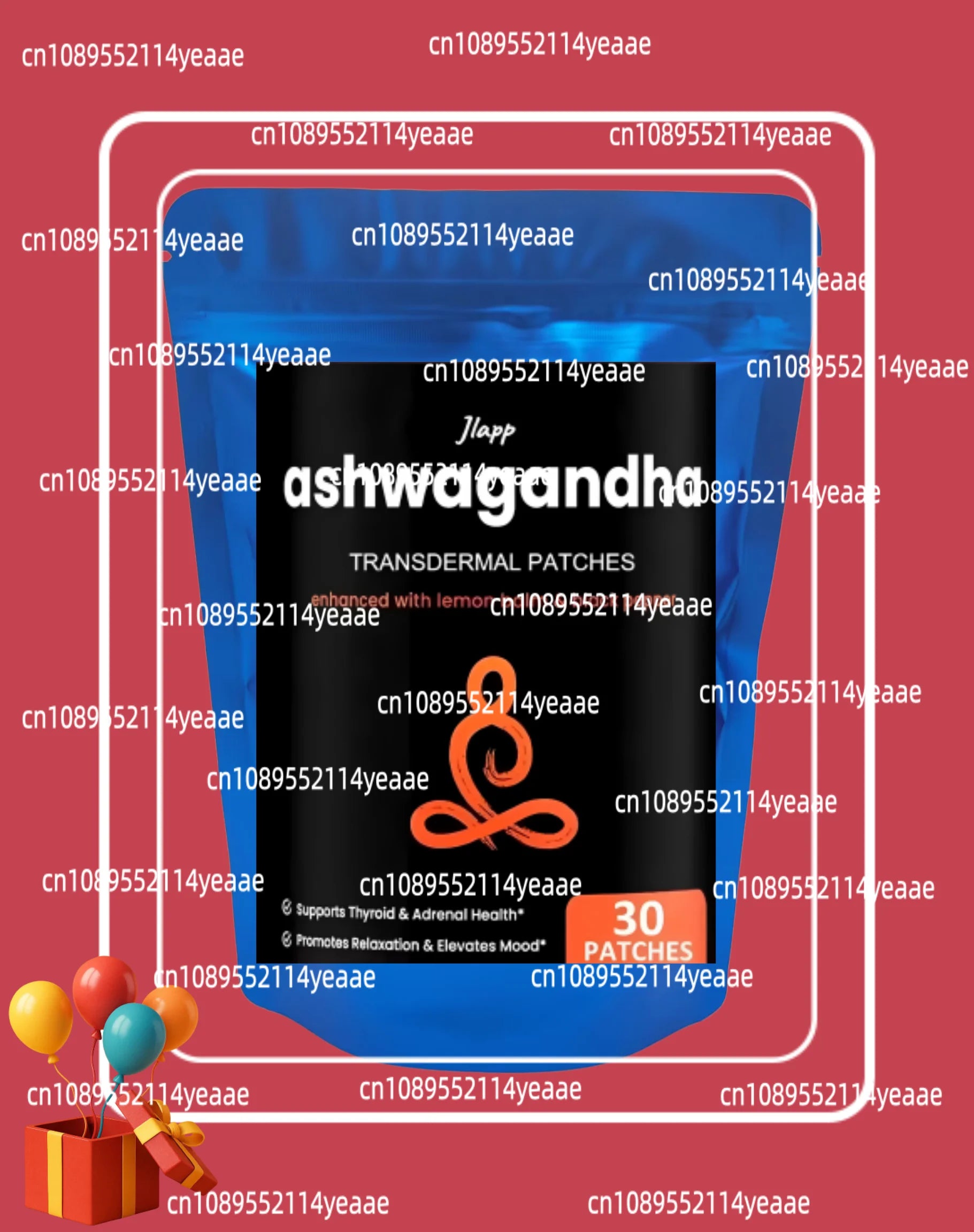 Ashwagandha Transdermal Patches Natural Energy, Performance & Mood Support 30 Patches