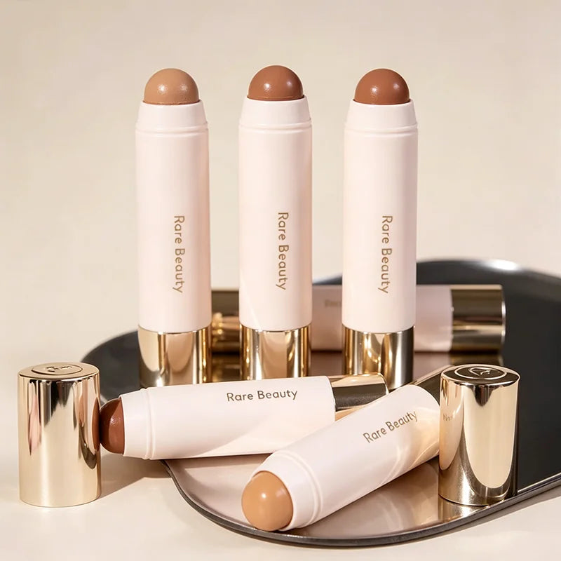 Tidesmit 2026 liquid highlighter bronzer contouring cream shimmer texture close-up for radiant face makeup