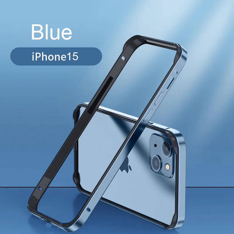 iPhone 17 Aluminum Bumper Case - Slim Military-Grade Metal Frame Tidesmit
