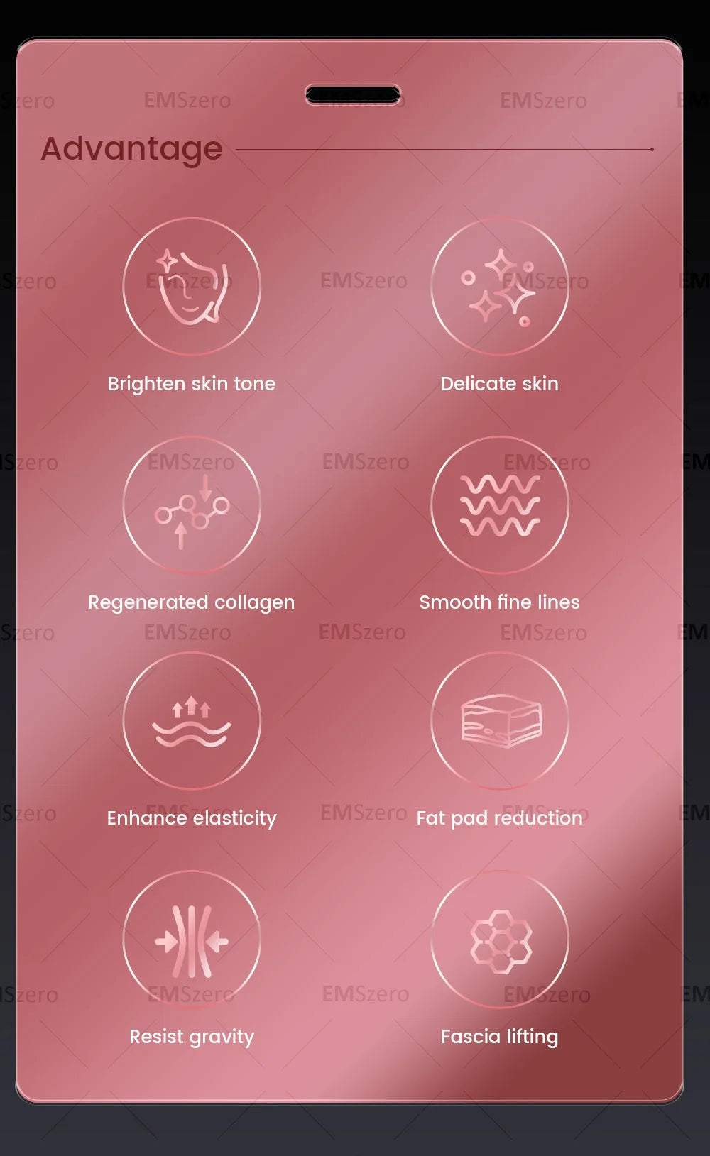 12D HIFU Machine for Skin Tightening and Slimming with 10 Cartridges Back Massage Instrument Tidesmit