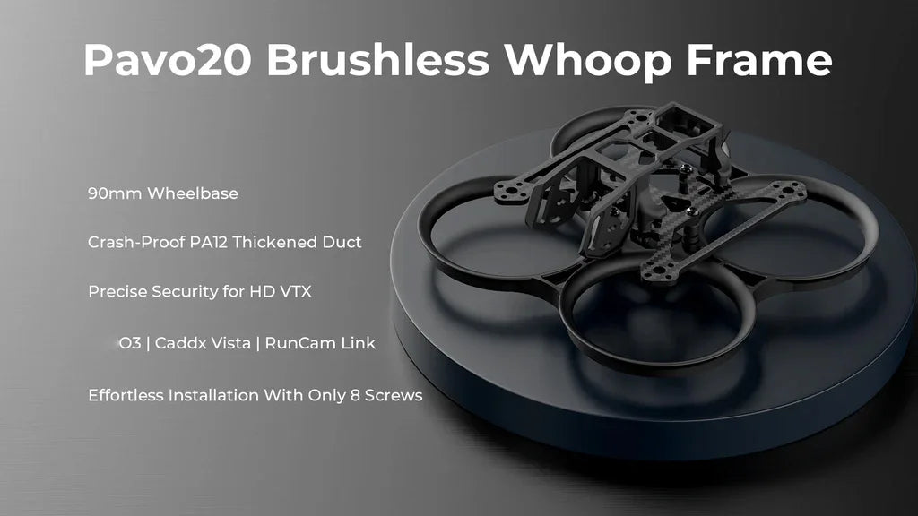 BETAFPV Pavo20 Brushless Whoop Drone | ELRS 2.4G FPV Quadcopter Tidesmit