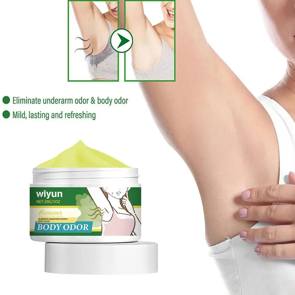 Tidesmit body odor removal cream for armpits and feet, providing long-lasting refreshing antiperspirant protection.