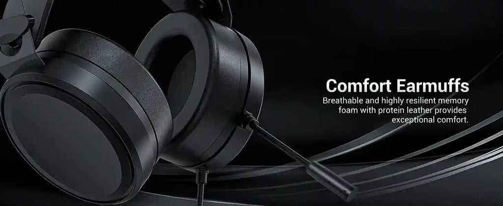 Tidesmit Gaming Headset with Noise Canceling Mic - Black PS5 PC Xbox Tidesmit