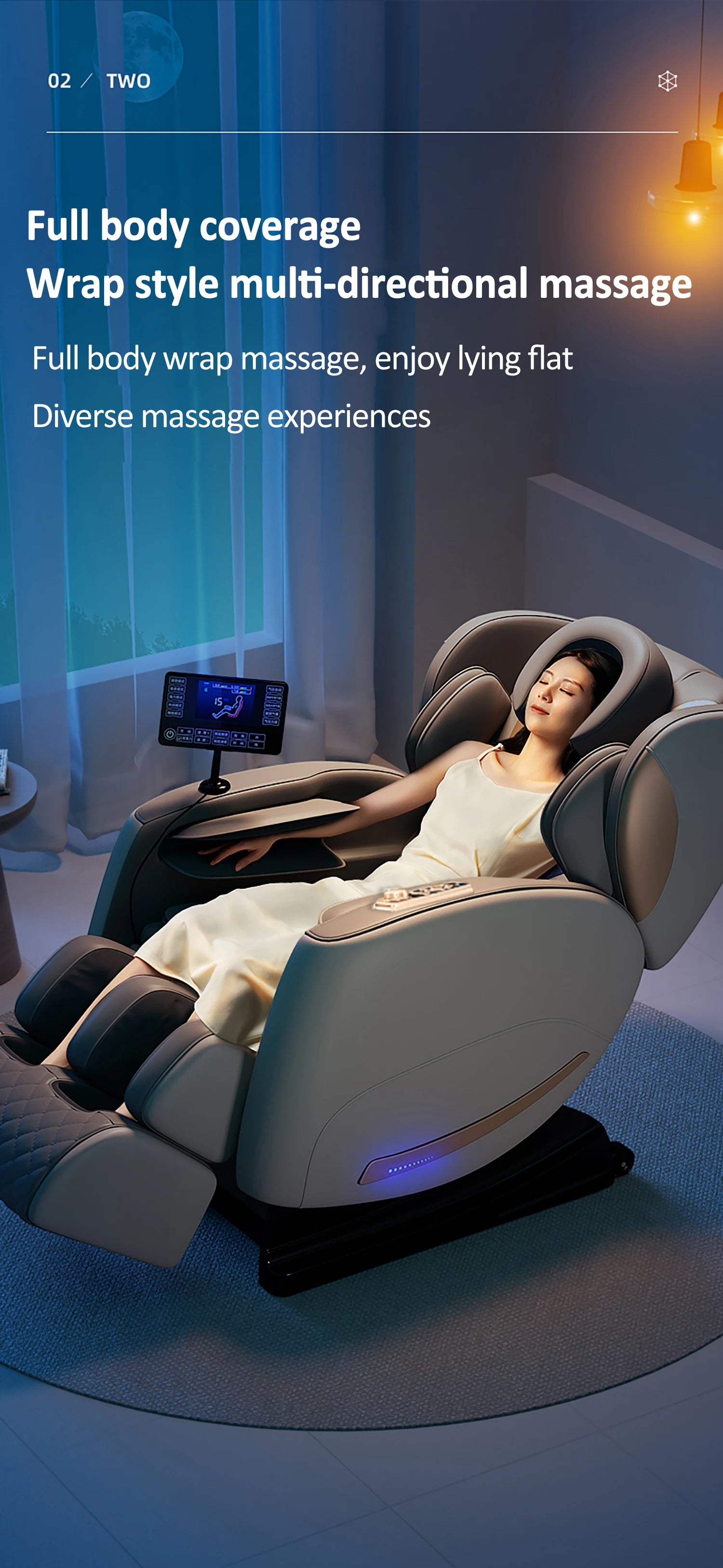 Electric Massage Chair Zero Gravity with Voice Control - Tidesmit Massage Chairs Tidesmit