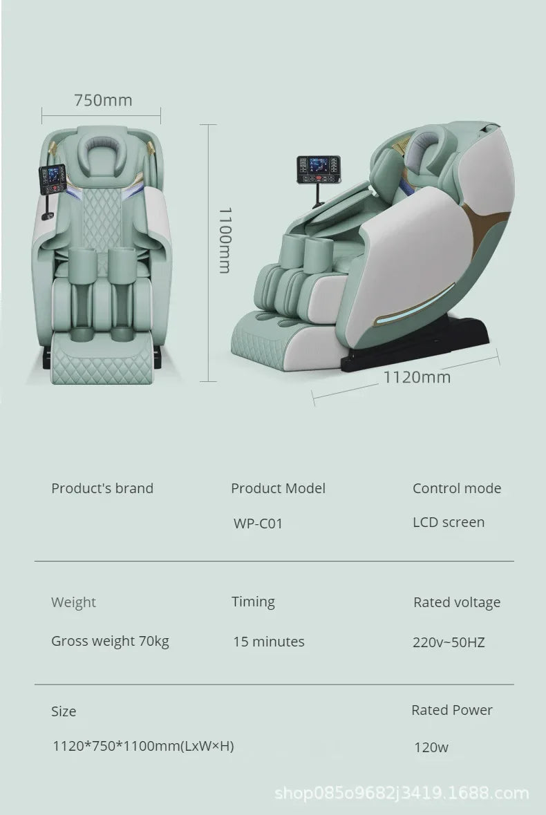 Zero Gravity Massage Chair - Full Body Electric Massager | Tidesmit Massage Chairs Tidesmit