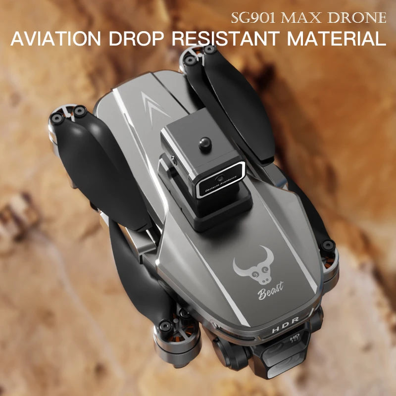 GPS Camera Drone with Obstacle Avoidance - Foldable 8K Quadcopter Tidesmit