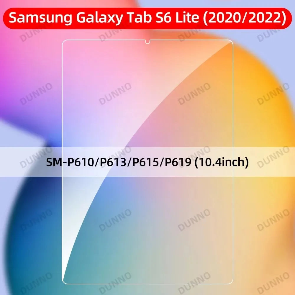 Samsung Galaxy Tab Tempered Glass Screen Protector | Anti-Scratch 9H Film For Tab S6 Lite P610 Tidesmit