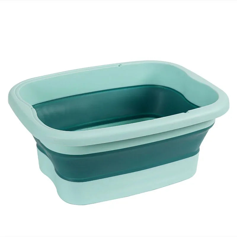 Foldable Foot Bath Massager | Portable Home Spa Wellness Tool Relaxation Treatment Green no lid China Mainland Tidesmit
