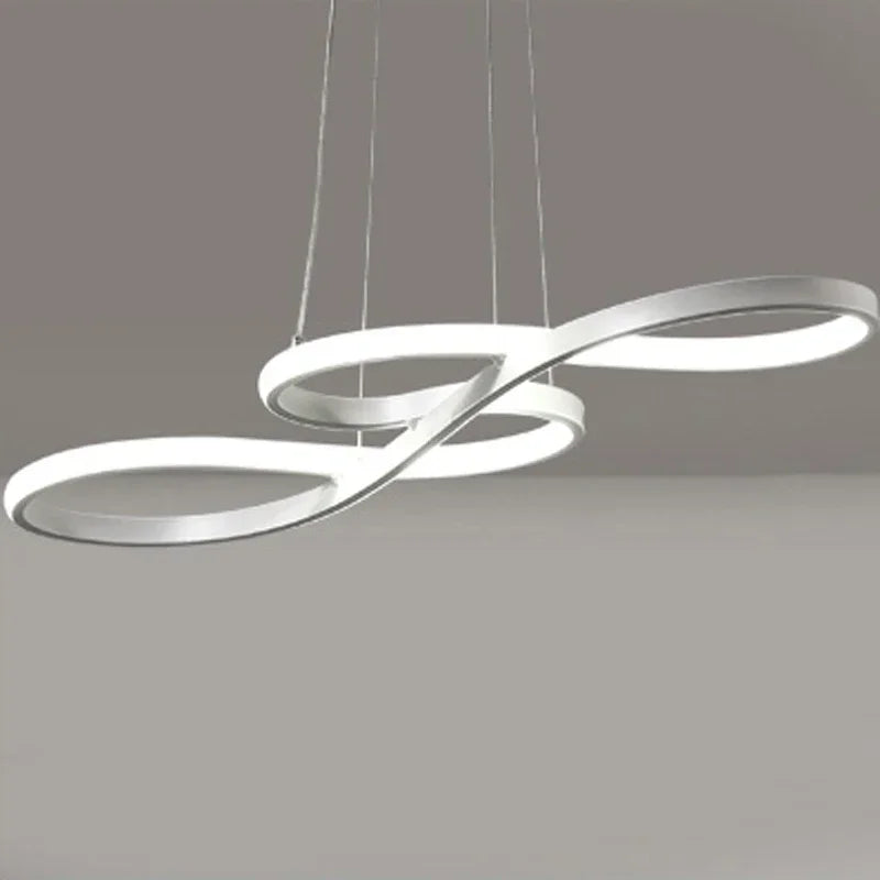 Modern Nordic LED Ring Light | Dimmable Minimalist Home Lamp 92cm WhiteA-75cm 110v220v Tidesmit