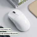 2026 M348 Superlight Mouse Bluetooth 2.4G Wireless Gaming Mouse Flagship Chip Gaming Sensor 6 Adjustable DPI for Office Game