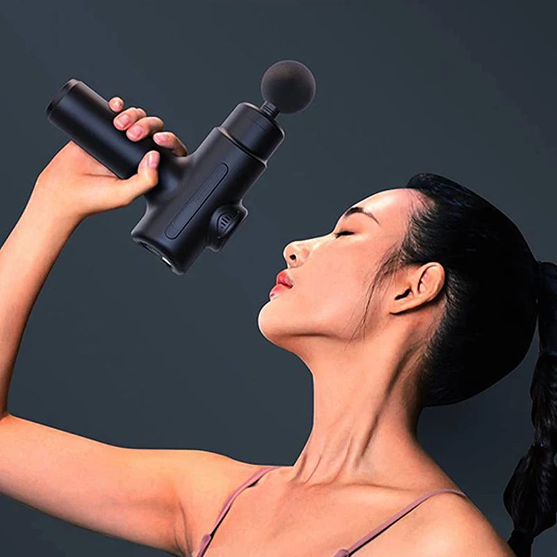 Deep Tissue Massage Gun - 8 Head Rechargeable Muscle Relief Device Back Massage Instrument Tidesmit