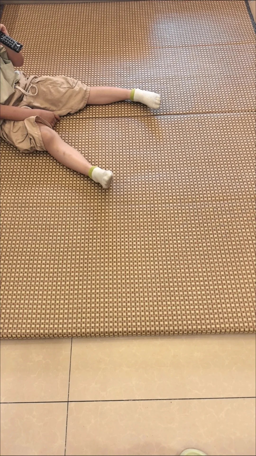 3cm/5cm Thick Japanese Style Folding Tatami Mattress with Artificial Rattan Surface Coir Core for Yoga Meditation Cooling Mat