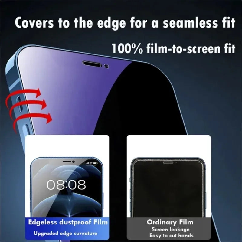 Anti Blue Light Privacy Screen Protector for iPhone 15 Pro Max Tidesmit