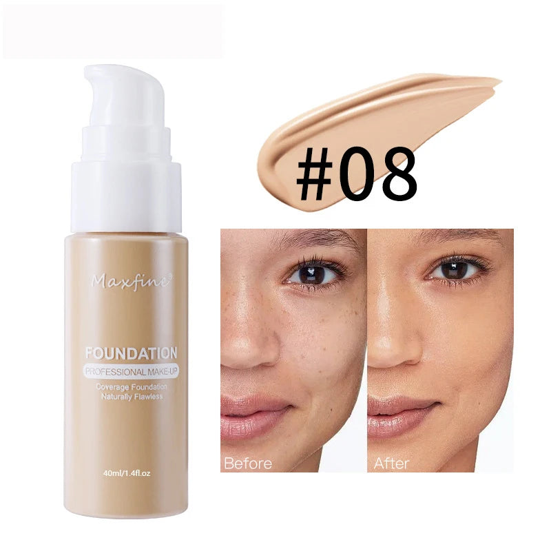 Tidesmit 12 color liquid foundation powder offering high coverage moisturizing finish and long lasting texture view