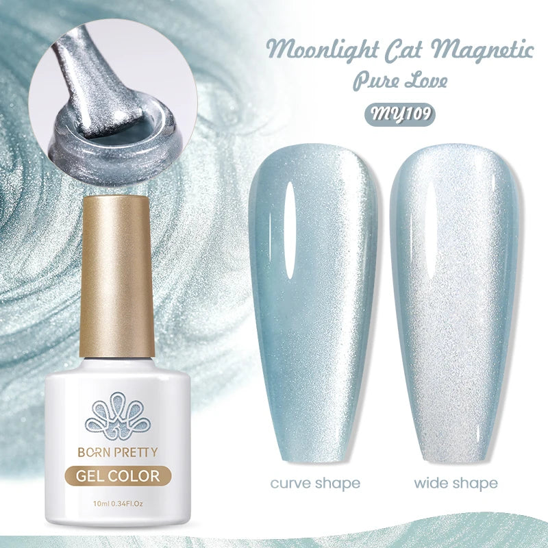 9D Cat Eye Gel Polish Magnetic UV LED Varnish for Professional Manicure Permanent Makeup Machines 57450-8 Tidesmit