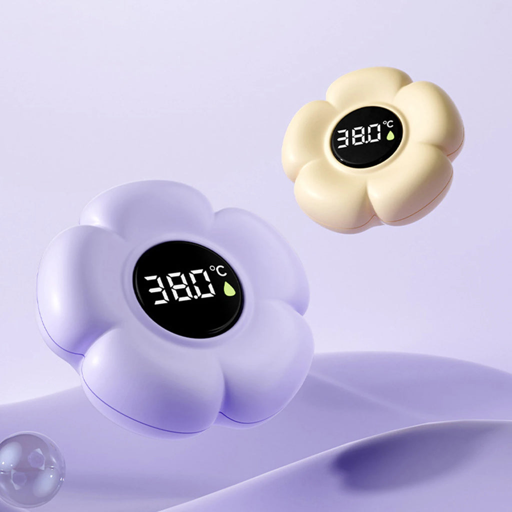 Baby Bath Temperature Meter Floating Water Thermometer with LED Display & Color Alerts Temperature Tester Waterproof Digital