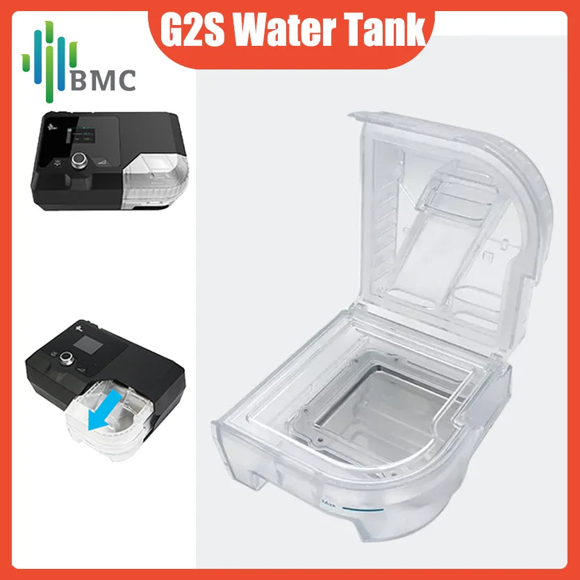 BMC Water Tank for G2S CPAP Machine High Quality CPAP Accessories Suitable for G2S C20/A20/B20A/B25A/B25T Removable Water Tank