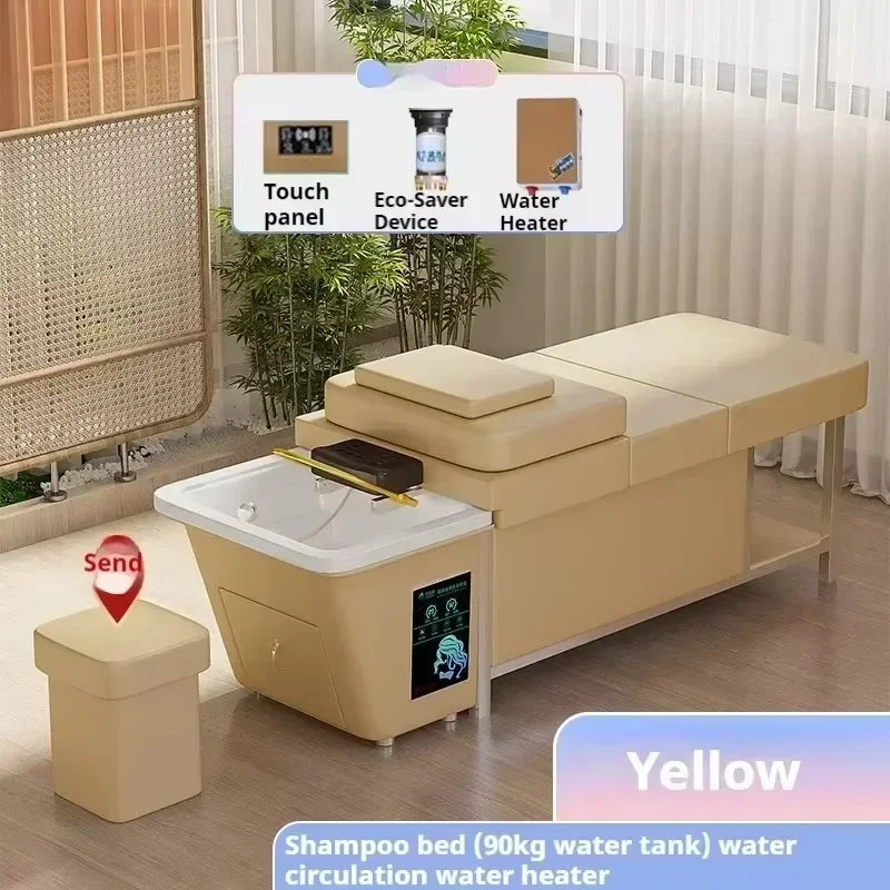 Thai Massage Table with Integrated Shampoo Basin and Water System Massage Chairs Set-1 Tidesmit