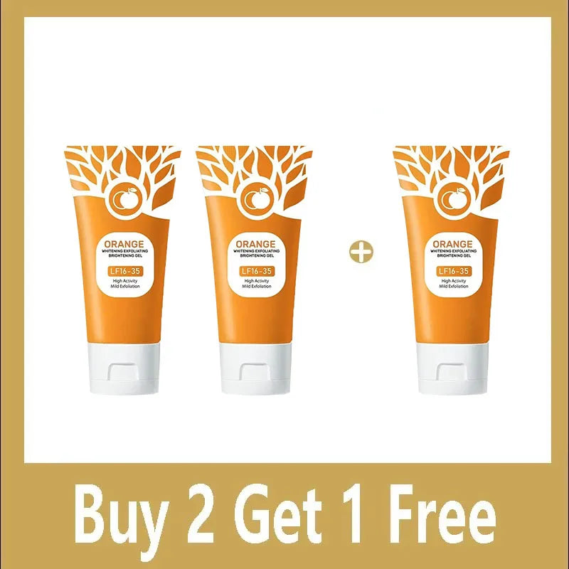 Orange Exfoliating Gel for Face & Body - Natural 50g Scrub Scrubs Treatments Buy 2 get 1 free Tidesmit