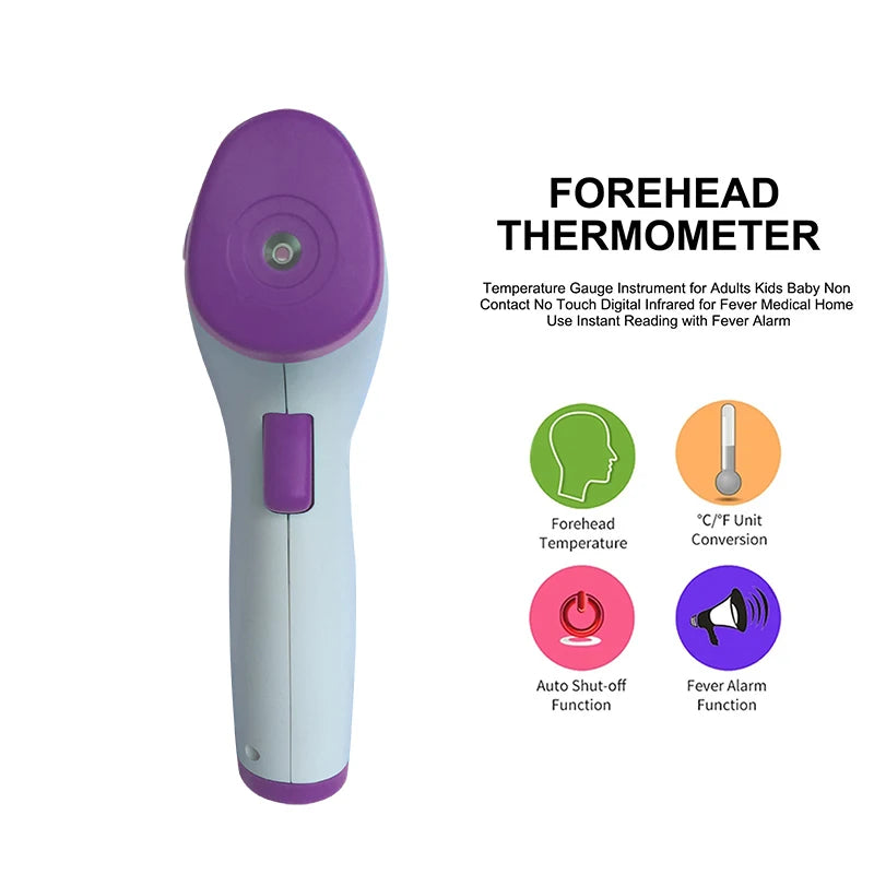 Portable Forehead Digital Thermometer Non Contact Infrared Medical Body Temperature Fever Measure Tool for Baby Adults